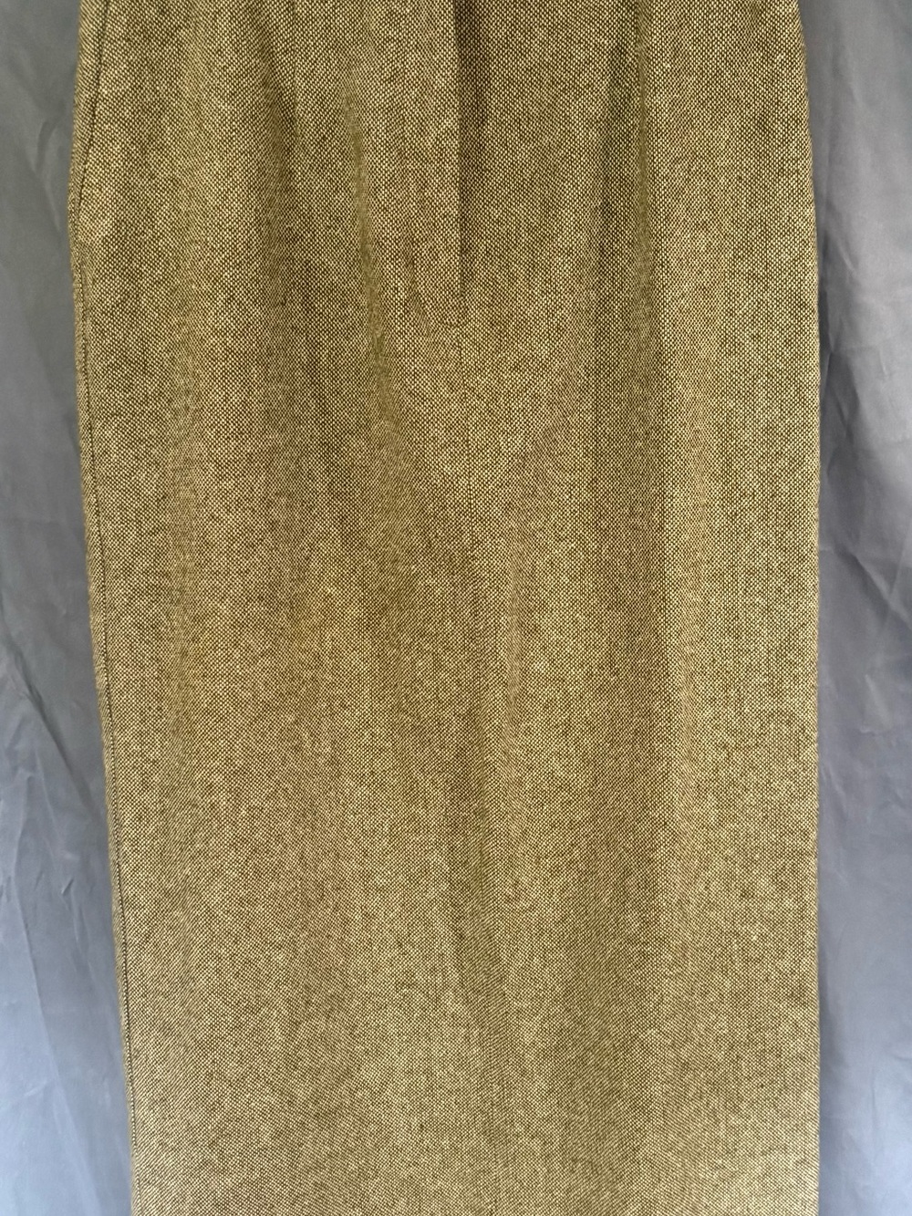 Classic Tweed Pencil Skirt in Olive